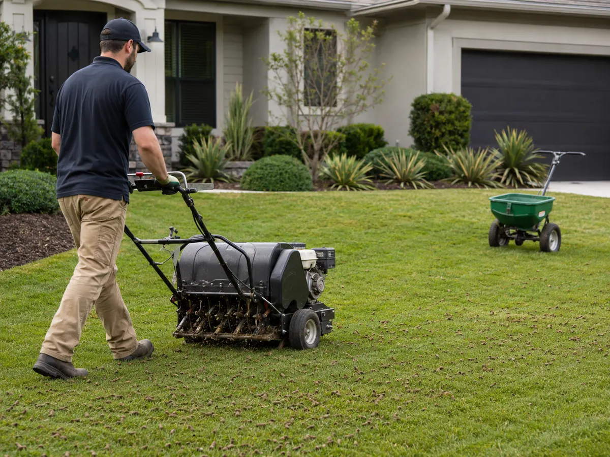 Lawn Aeration & Overseeding service in Buffalo NY